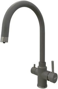 Змішувач для кухні Fabiano SKFC 90 ST Grey Metallic сірий металік 8232.401.1073 під фільтровану воду
