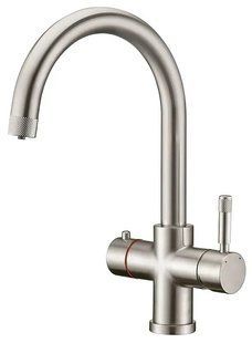 Змішувач для кухні Fabiano FKM 9840 Inox нержавіюча сталь 8231.409.1650 під фільтровану воду