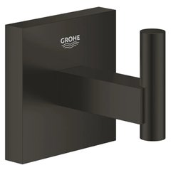 Крючок для ванной Grohe QuickFix Start Cube черный матовый 409612430