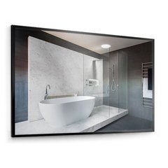 Зеркало для ванной Devit ART черный матовый 1000*600 6038140B