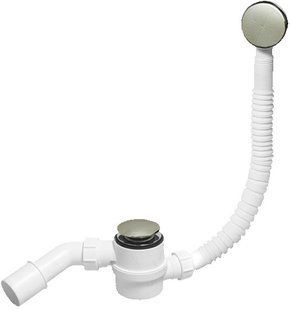 Сифон для ванни McAlpine сталь HC2600CLSN click-clack