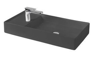 Умывальник керамический 75 см Artceram Scalino, grey olive (SCL004 15; 00)