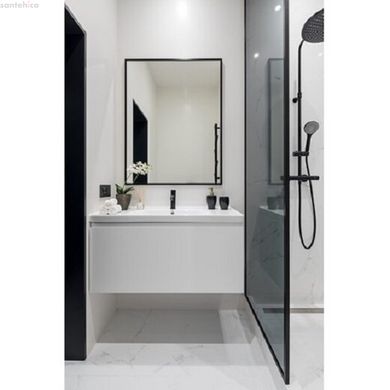 Зеркало для ванной Devit ART черный матовый 1000*600 6038140B