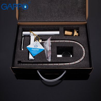 Змішувач для умивальника GAPPO G1002-2, хром