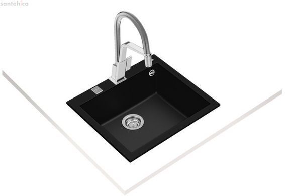Кухонная мойка Teka Forsquare 50.40 TG черный 115230005