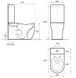 Унітаз підлоговий Koller Pool Round Comfort 1884570199 з бачком і сидінням Soft Close