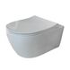 Унітаз підвісний безободковий Quarter Bath Deep з кришкою Slim, білий 70DE03054.00.1_30SCD.03WG