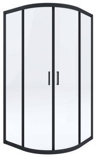 Душевая кабина Deante Funkia 90x90 см (Профиль - черный, стекло - прозрачное) KYP N51K