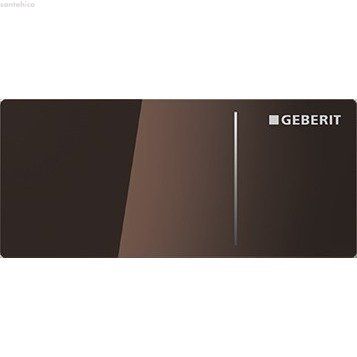 Geberit Дистанционная type 70 115.635.SQ.1, двойной смыв, для Sigma бачков 8 см, стекло каштановое