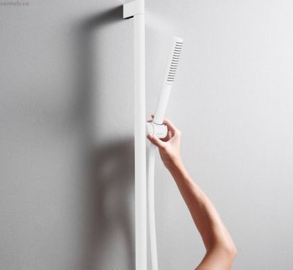 Душовий гарнітур Hansgrohe Pulsify S 100 1jet EcoSmart білий матовий 24372700