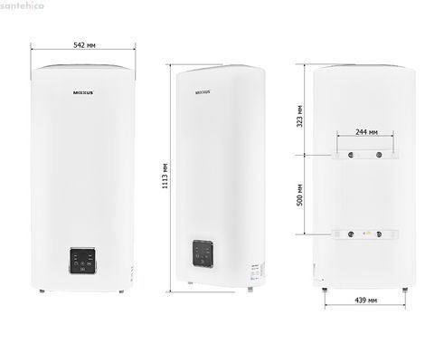 Водонагрівач накопичувальний Mixxus EWH-10080 Flat Dry 80 л WH0598