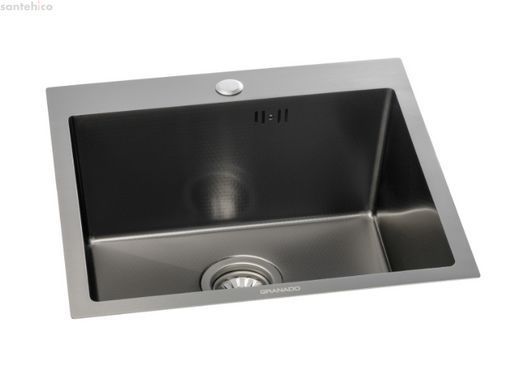 Кухонная мойка GRANADO Galera S201 black honeycomb GS02201BH