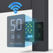 Полотенцесушитель электрический Navin Авангард X 480x1000 Sensor с WI-FI черный муар 12-272155-4810 левая