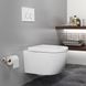 Унітаз підвісний безободковий Quarter Bath Deep з кришкою Standart, білий 70DE03054.00.1_30SCD.01WG