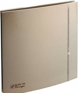 Малошумний вентилятор Soler & Palau SILENT-100 CZ CHAMPAGNE DESIGN SWAROVSKI