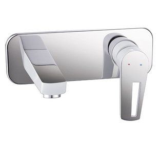 Смеситель для раковины IMPRESE BRECLAV VR-05245W хром/белый, 35 мм