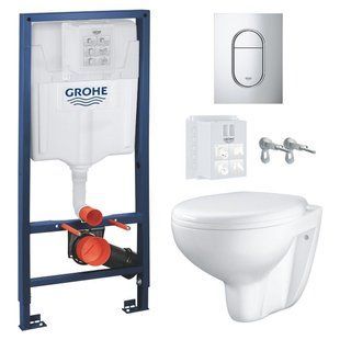 Комплект инсталляция Grohe Rapid SL 39504000 + унитаз Grohe Bau Ceramic 39427000 + сиденье Soft Close 39493000