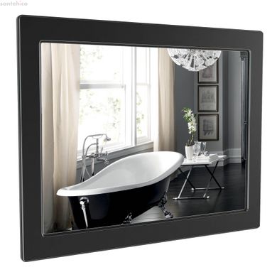 Зеркало Аква Родос Беатриче 100 см черный патина хром AP0001851