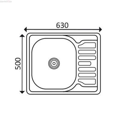 Кухонна мийка Imperial 6350 Decor (IMP6350DEC)