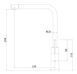 Змішувач для кухні Fabiano FKM 51 SS Inox нержавіюча сталь 8232.401.0765