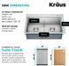 Кухонная мойка Kraus Kore нержавеющая сталь KWT302-30