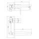 Змішувач для раковини IMPRESE BRECLAV VR-05245W хром/білий, 35 мм