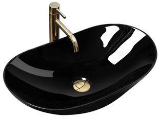 Умывальник (раковина) REA ROYAL 60 BLACK накладной черный REA-U0445
