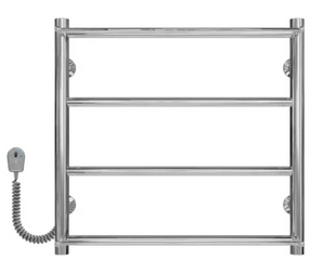 Рушникосушка електрична Deffi Ladder 400x500 хром C.LK.50.40.4.E.C.L.5 ліва