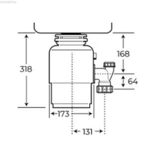 Измельчитель пищевых отходов Teka TR 550 115890013