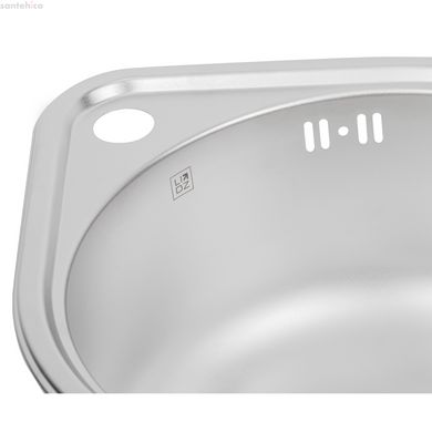 Кухонна мийка Lidz 4539 Satin 0,8 мм (LIDZ4539SAT8)