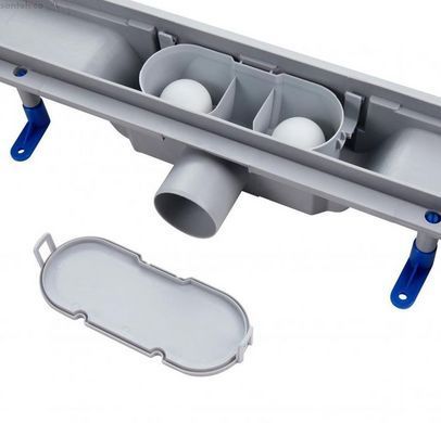 Душовий трап Qtap Dry Tile304-700 QTDRYTILE304700 з решіткою під плитку