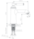 Змішувач для раковини IMPRESE Hydrant ZMK031806010