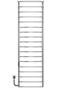Рушникосушка електрична Deffi Юність 500x1800 хром C.YU.180.50.18.E.C.L.1 ліва