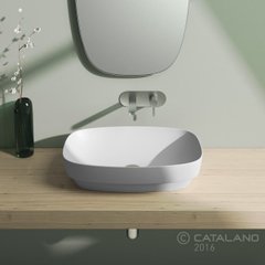 Раковина для ванной накладная Catalano Colori 60х38 (Белый матовый) 160AGRLXBM