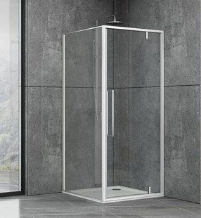 Душевая кабина Dusel DL198+DL196 Chrome 900x900x1900