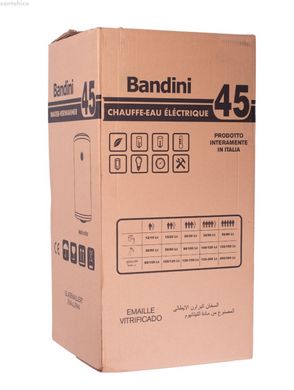 Водонагрівач накопичувальний Bandini Water Heaters SE 45 SLIM SE0045C5VR337