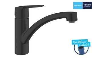 Змішувач для кухні Grohe QuickFix Start Black 324412432