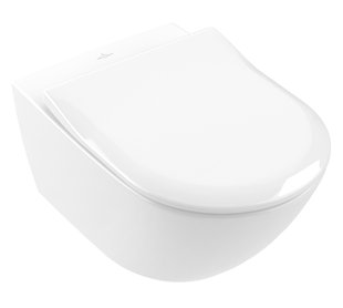 Унитаз подвесной Villeroy & Boch Subway 3.0 White Alpin 4670T001 с сиденьям Soft Close