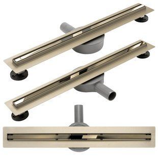 Трап для душа REA NEO SLIM MIRROR GOLD PRO 90 см REA-G5605