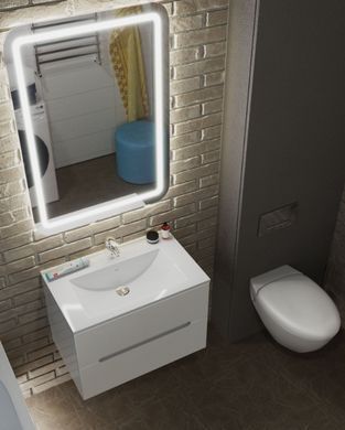 Дзеркало Мойдодир Tina 60x80 00-0009227 зі Led підсвічуванням