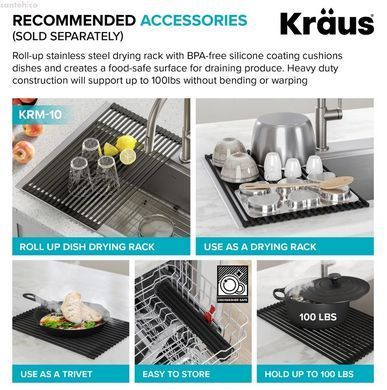 Кухонная мойка Kraus Standart PRO нержавеющая сталь KHT301-22L