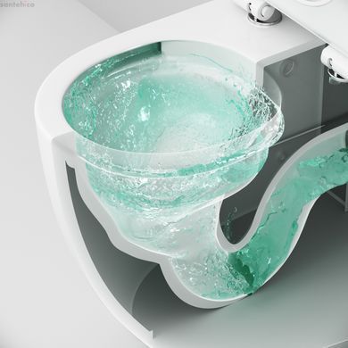Унитаз напольный Am.Pm Like Aquaspin CLA8600SC с бачком и сиденьям Soft Close