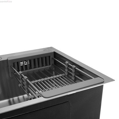 Кухонна мийка з нержавіючої сталі Kroner KRP Gebürstet-6050HM CV022802