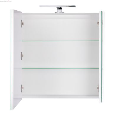 Зеркальный шкаф подвесной Qtap Albatross с подсветкой QT0177ZP700LW