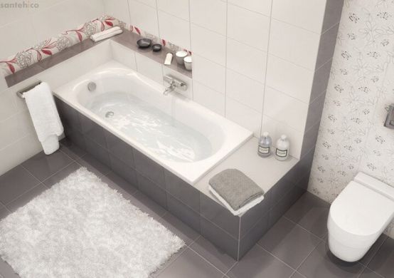 Акриловая ванна CERSANIT OCTAVIA 160x70 + ножки