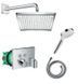 Душевая система скрытого монтажа Hansgrohe Crometta E 240 EcoSmart хром 20235000