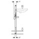 Geberit Duofix монтажный элемент для подвесного умывальника, высота 98/82 см