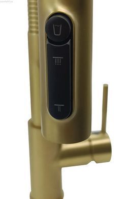 Змішувач для кухні Fabiano FKM 3128 Light Gold pvd-золото 8231.403.1910 під фільтровану воду