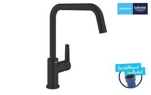 Змішувач для кухні Grohe QuickFix Start Black 304702430
