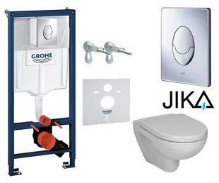 Комплект инсталляция Grohe Rapid SL 38721001 + унитаз Jika Lyra H8233800000001 c сидением Soft Close H8933853000001